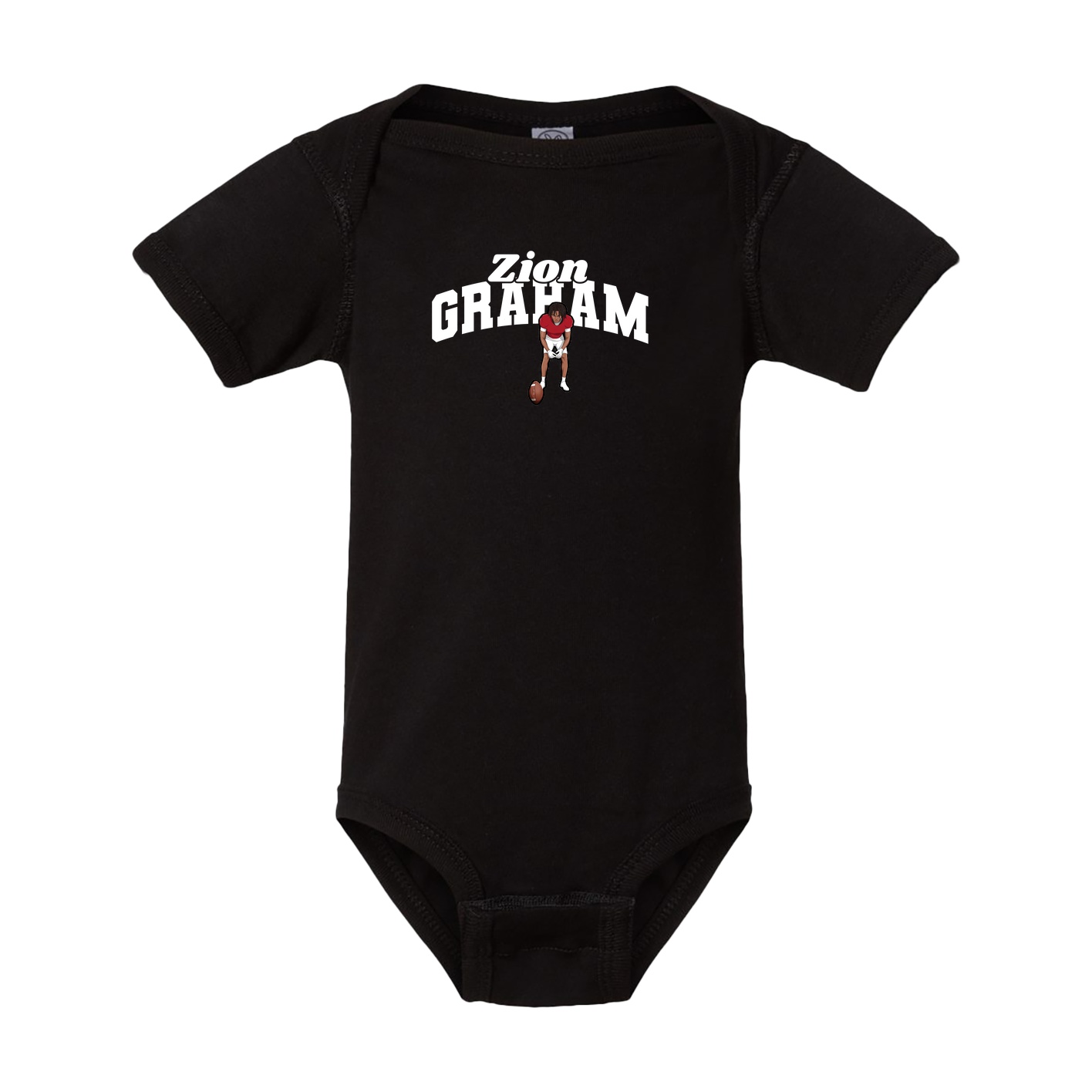 Baby Onesie — Signature Arch in Black