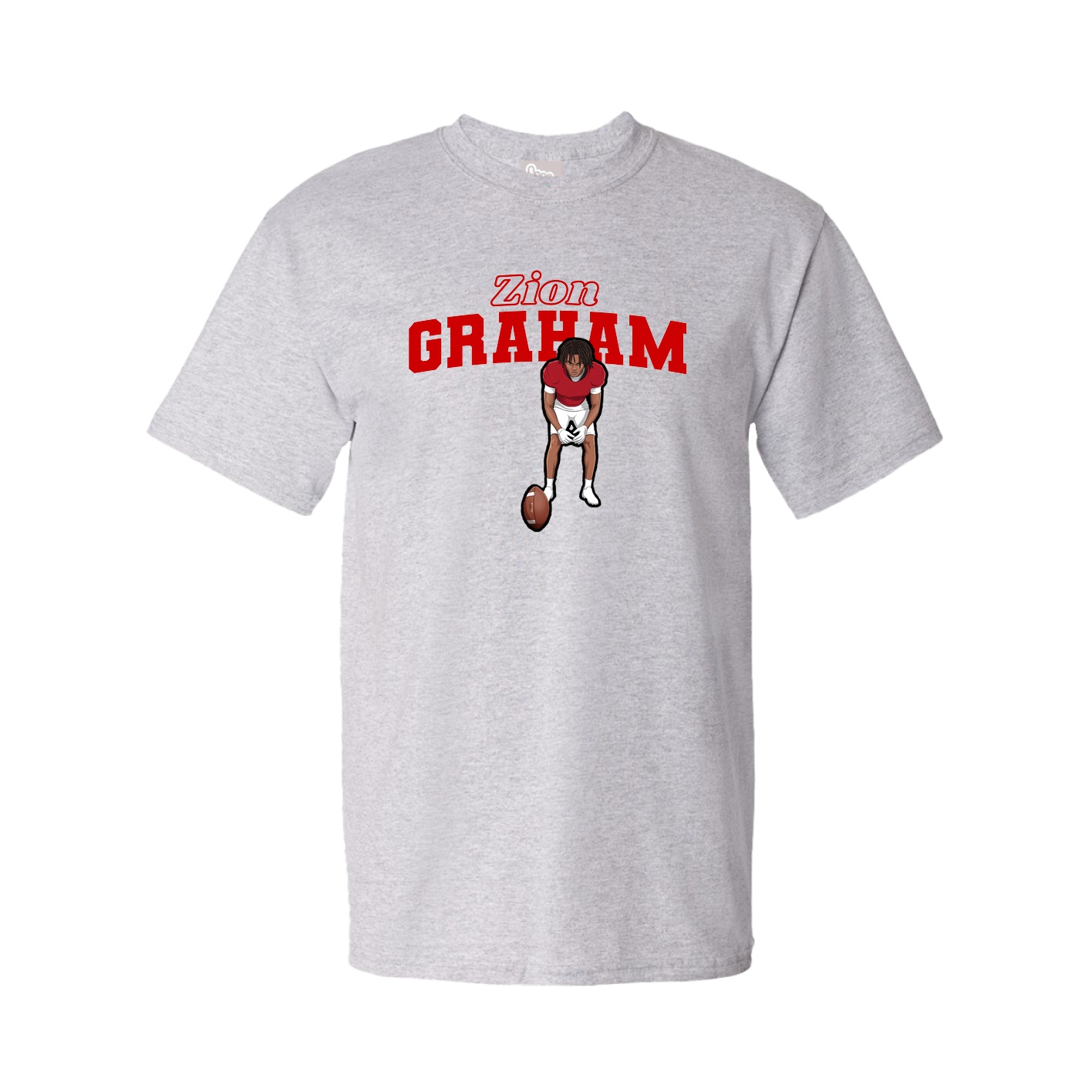 Tee — Name Arch in Grey