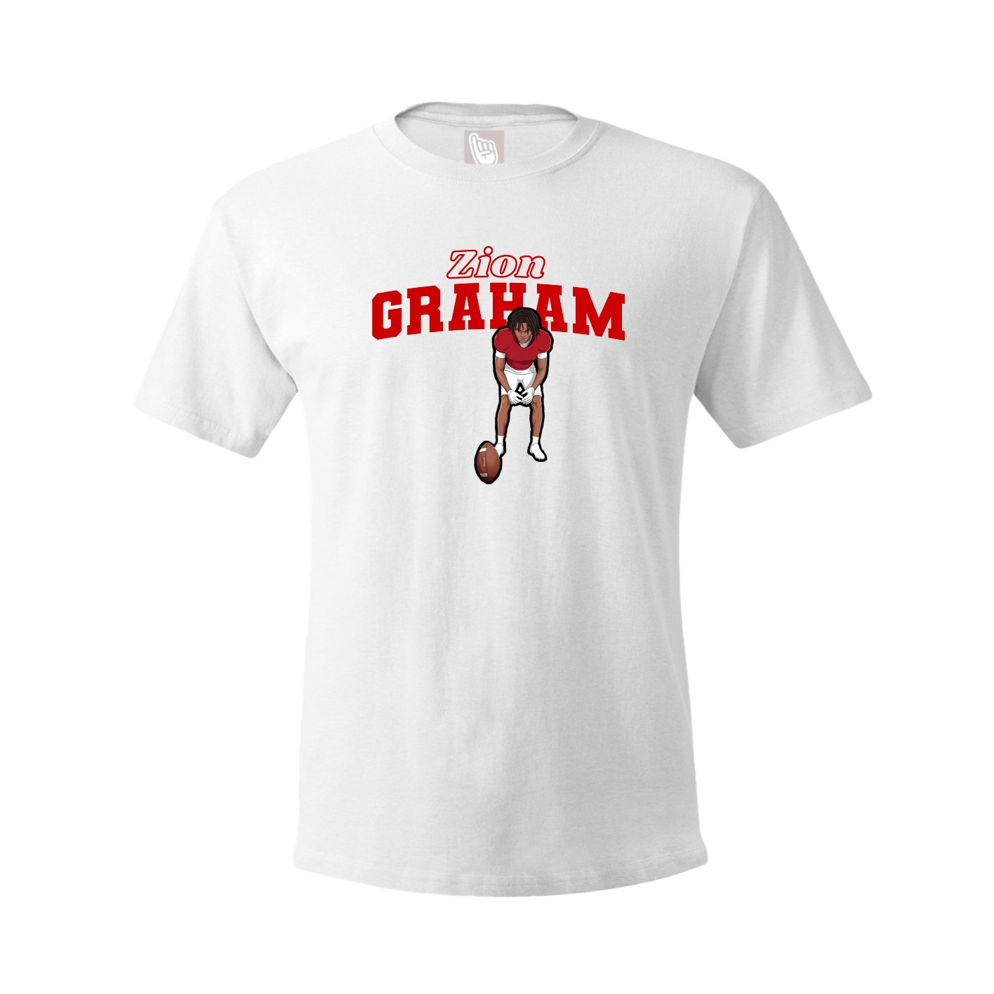 Tee — Name Arch in White