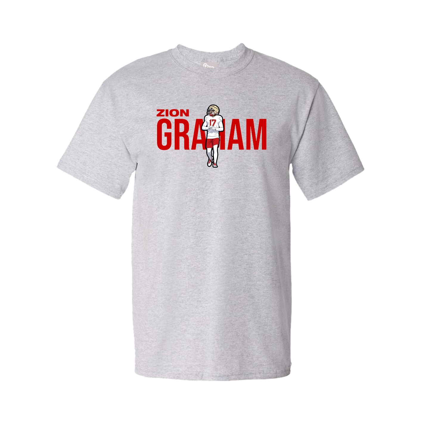 Youth Tee — Player Name in Grey