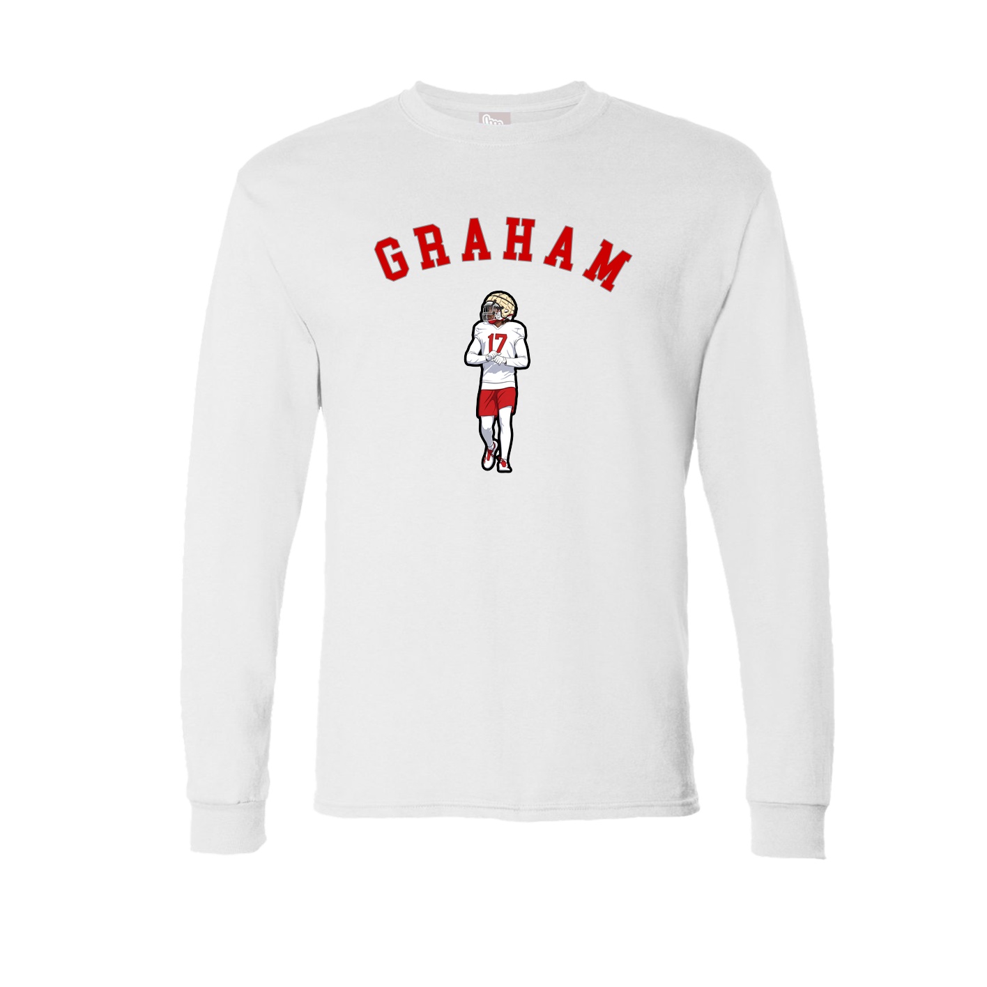 Long Sleeve Tee — Shirsey Arch in White