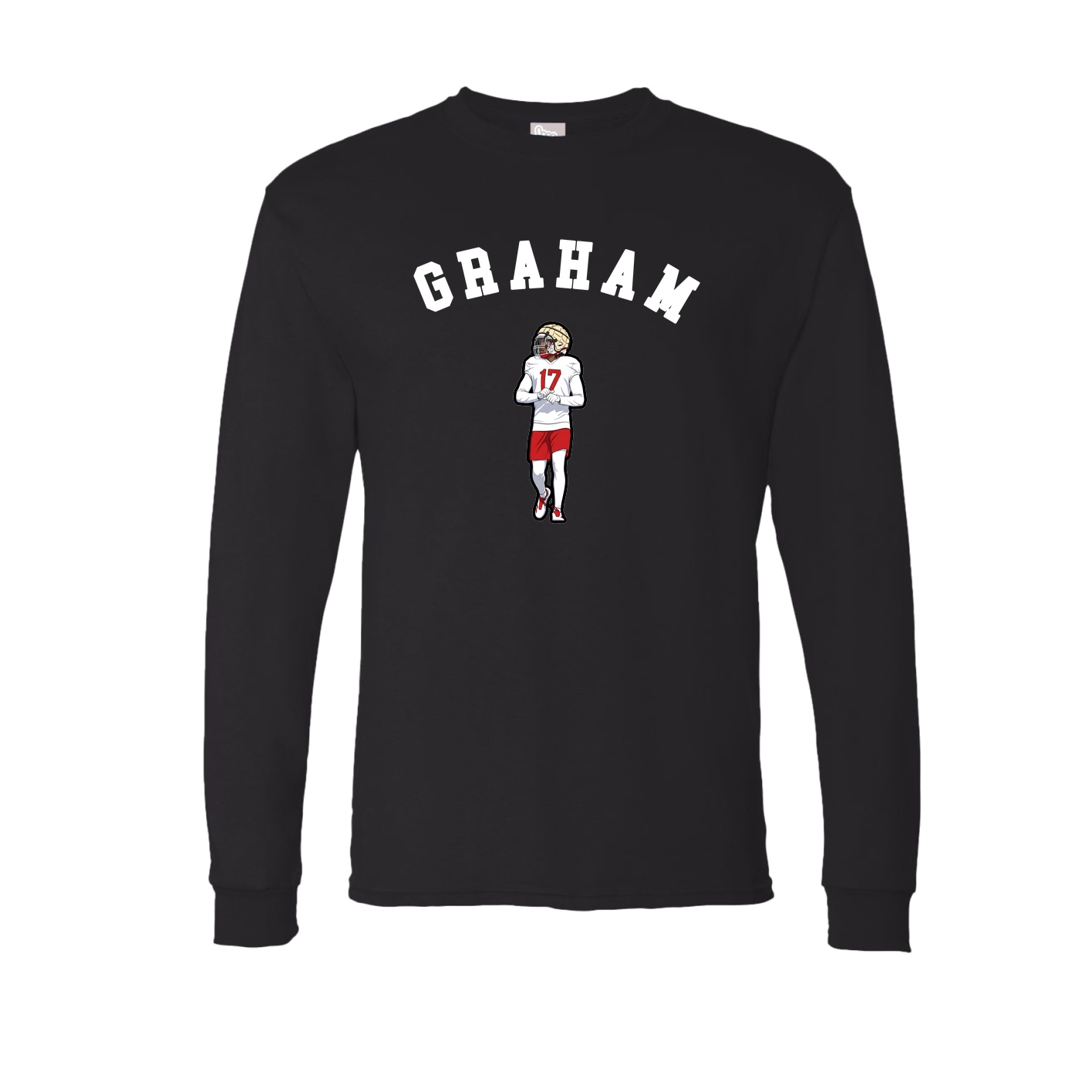 Long Sleeve Tee — Shirsey Arch in Black