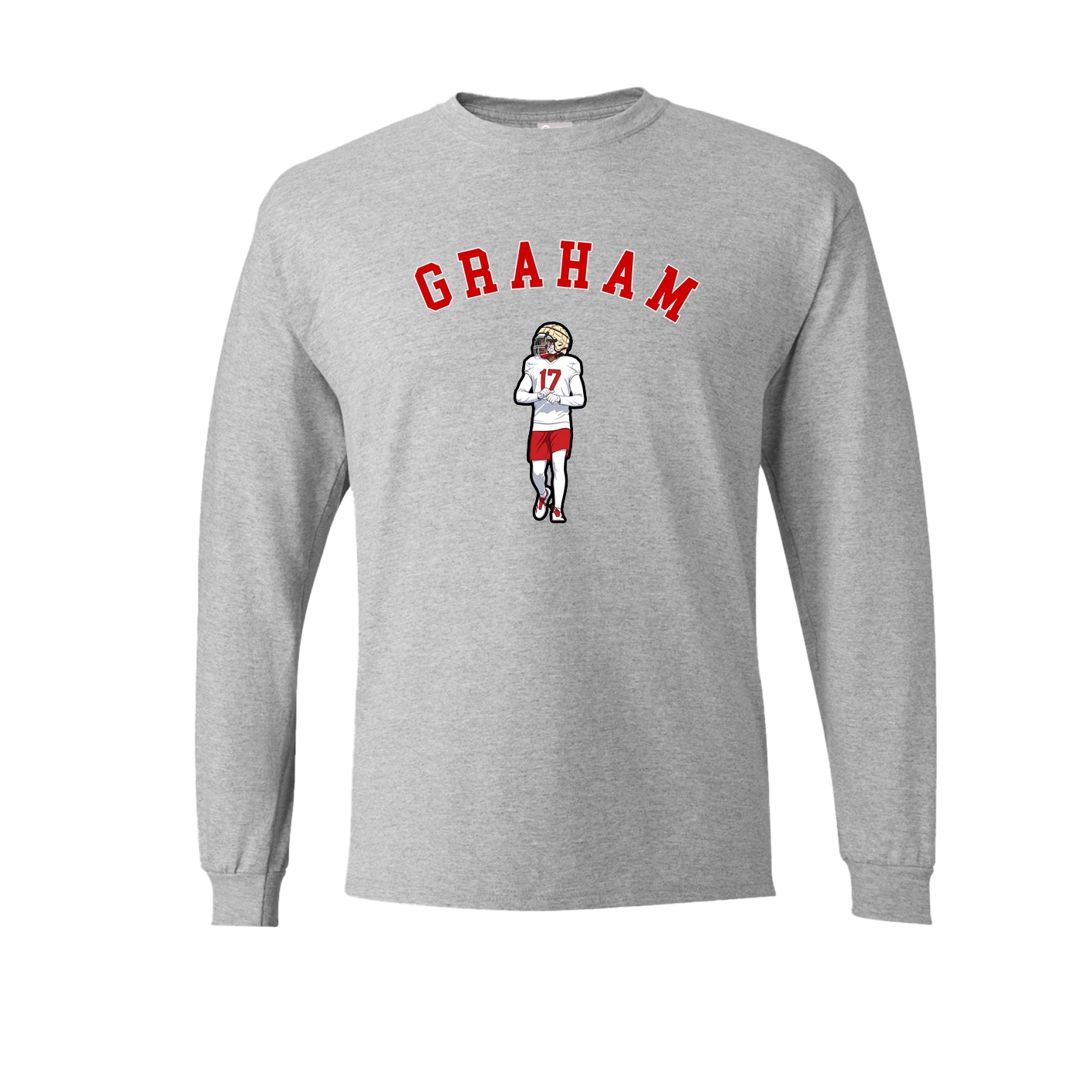 Long Sleeve Tee — Shirsey Arch in Grey