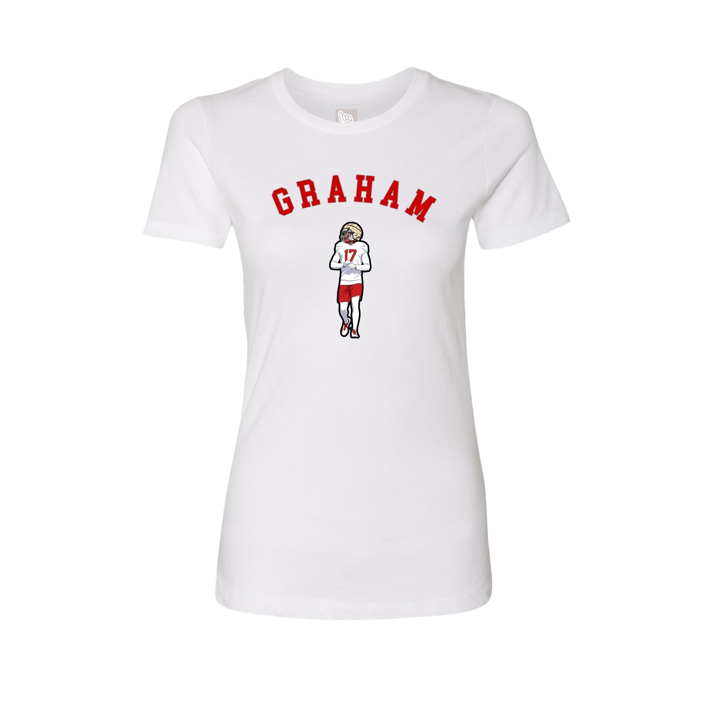 Womens Tee — Shirsey Arch in White