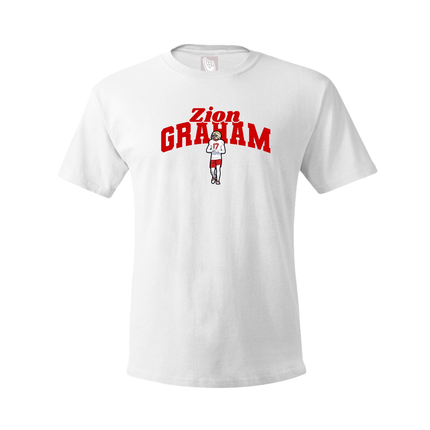 Youth Tee — Signature Arch in White