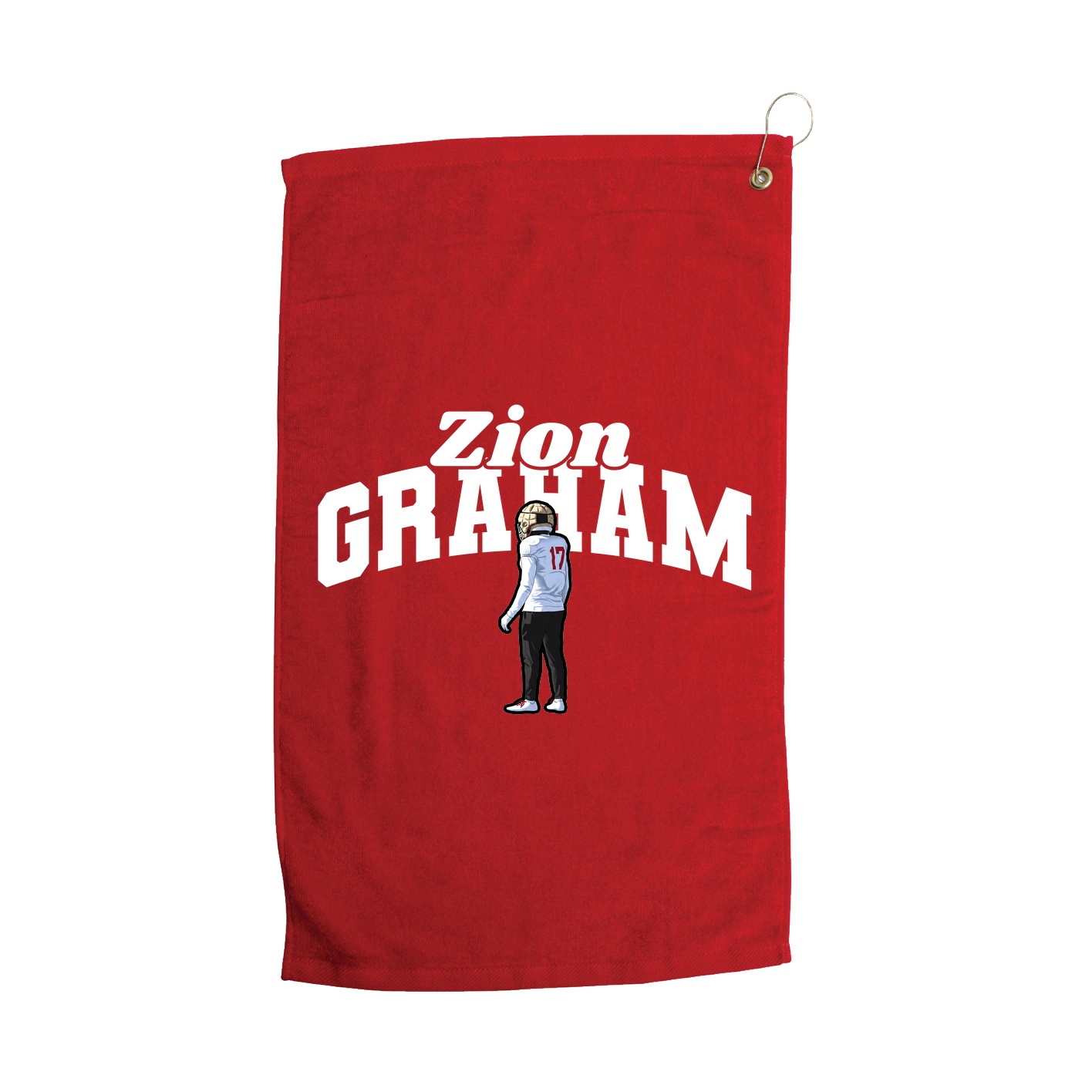 Golf Towel — Signature Arch in Red