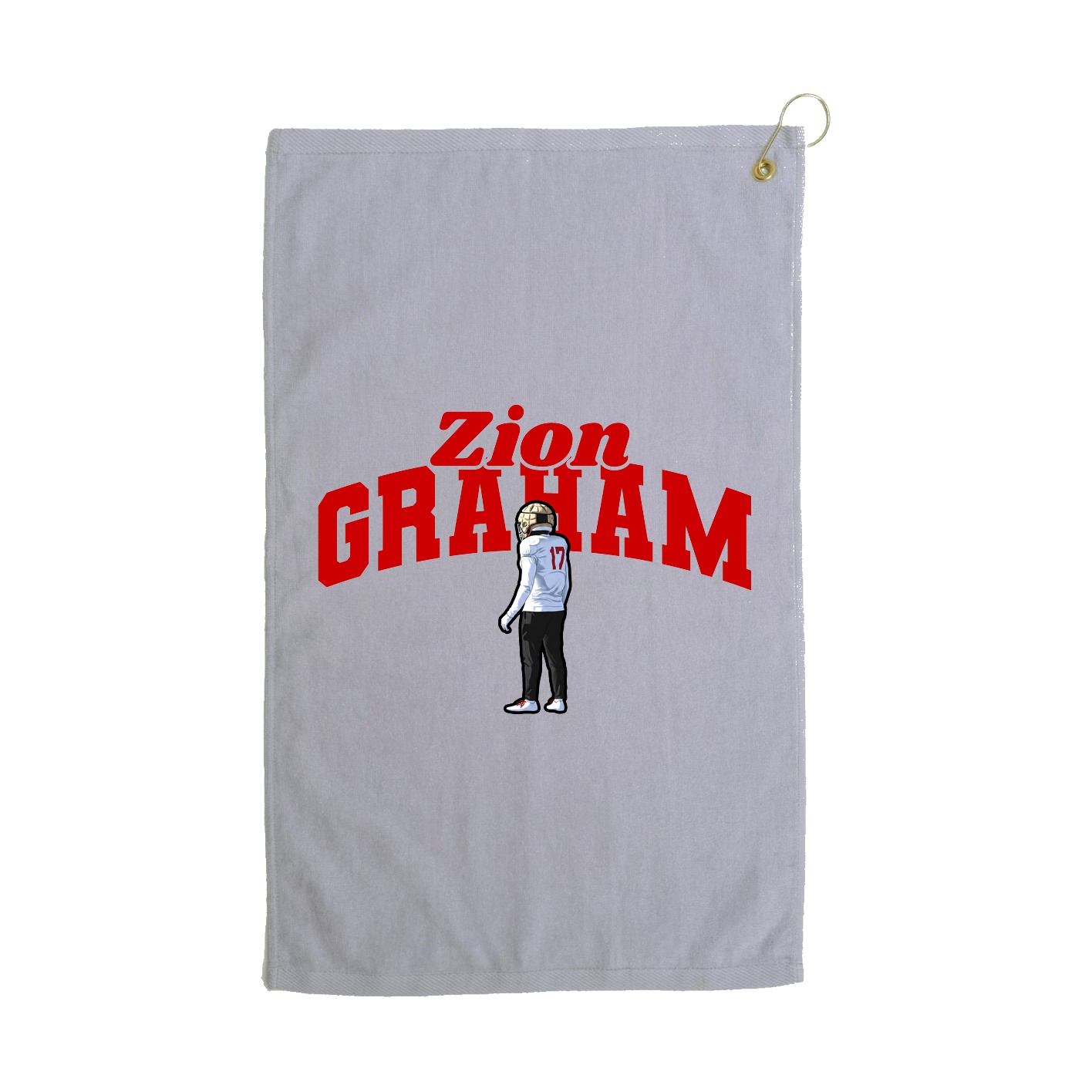 Golf Towel — Signature Arch in Grey