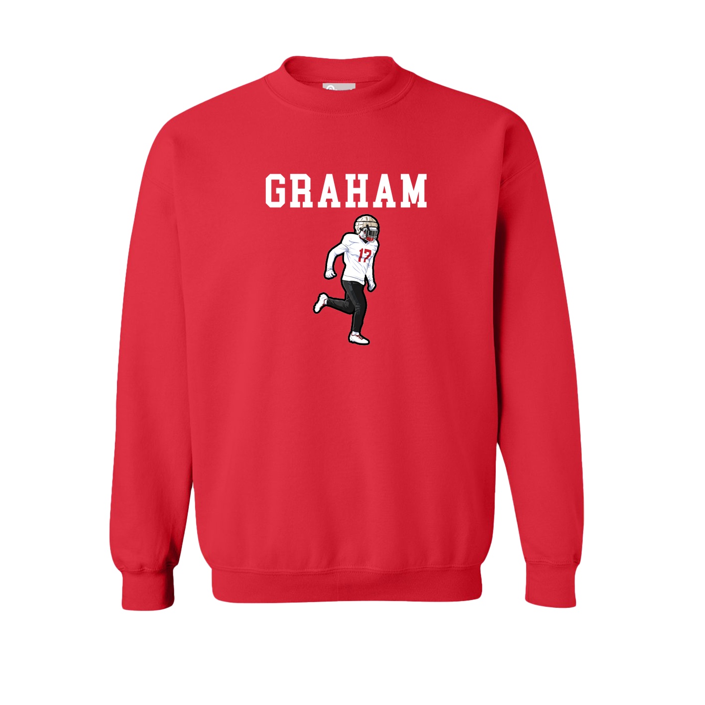 Fleece Crew — Shirsey in Red
