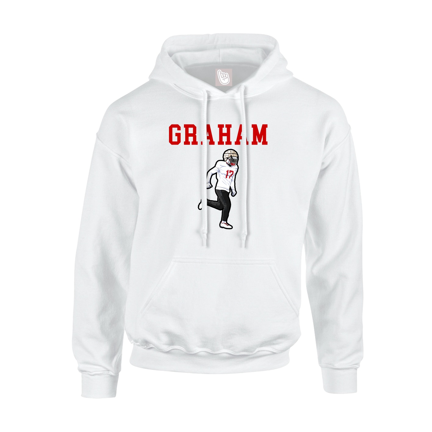 Youth Hoodie — Shirsey in White
