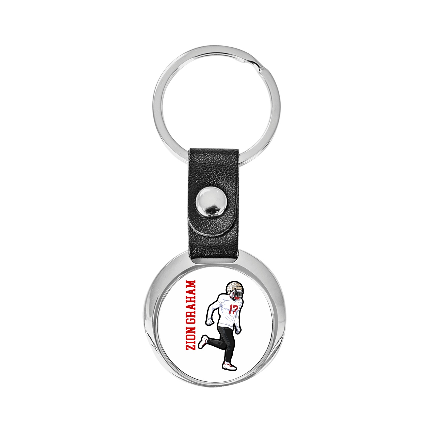 Key Chain — Name Vertical in Classic