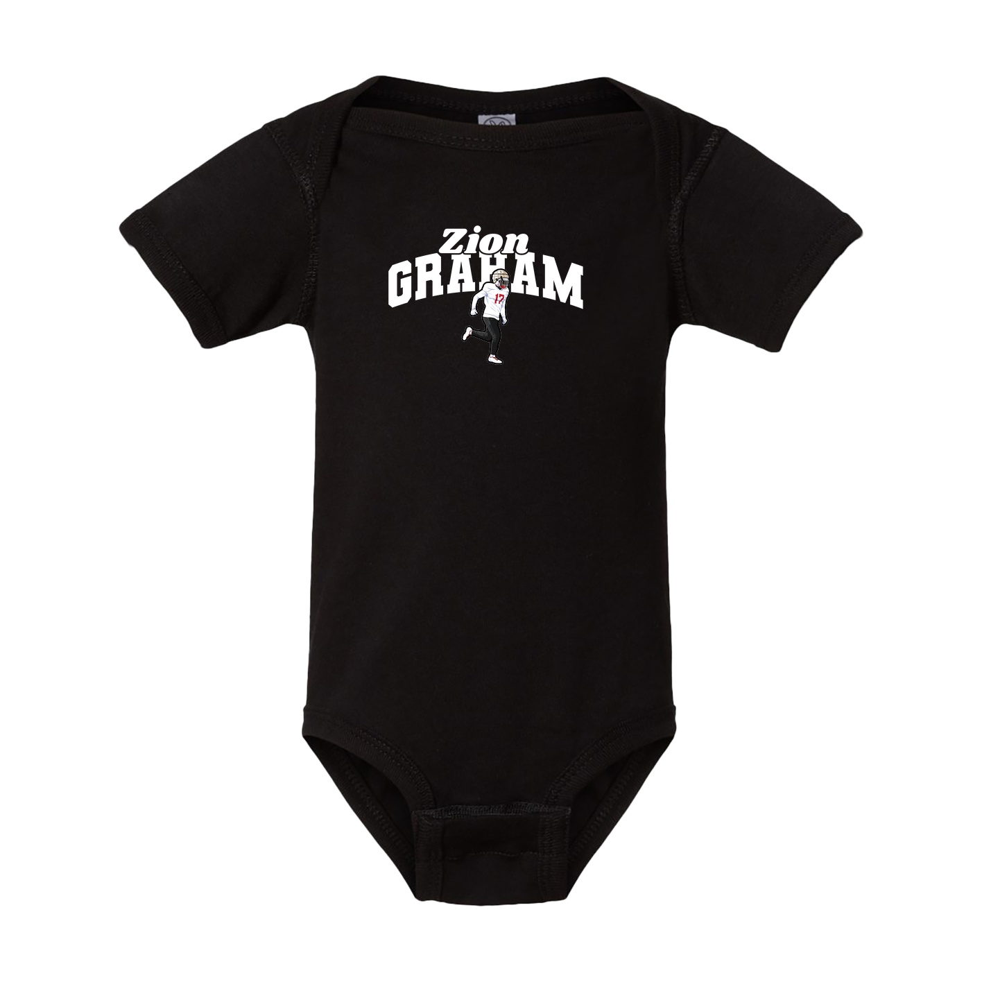 Baby Onesie — Signature Arch in Black