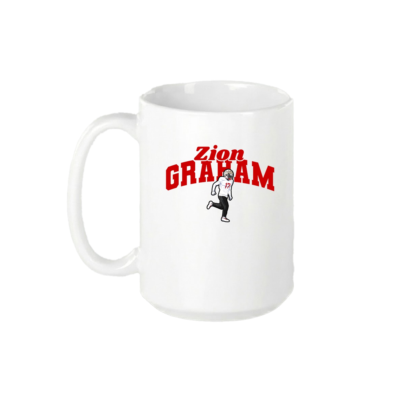 15oz Coffee Mug — Signature Arch in White