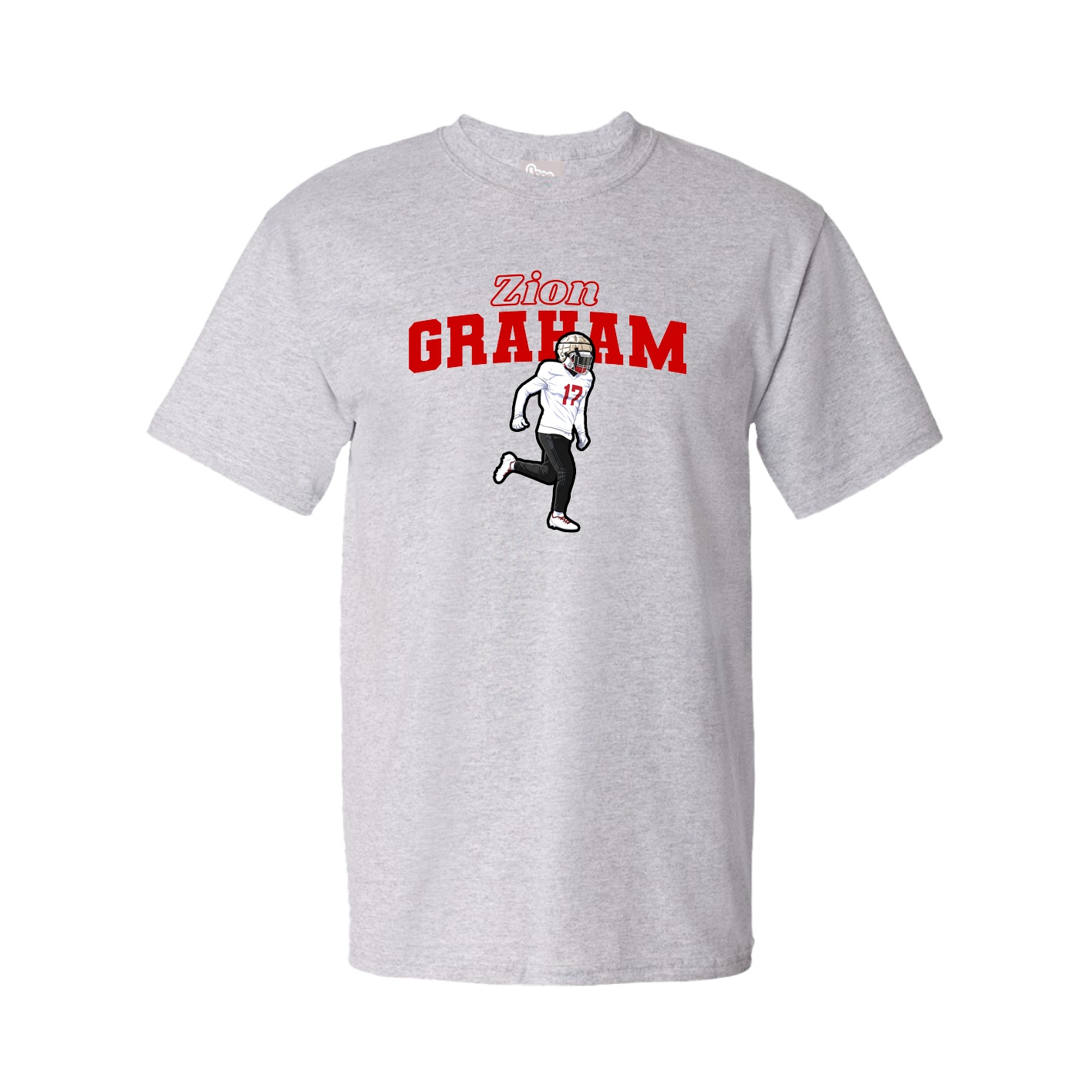 Tee — Name Arch in Grey