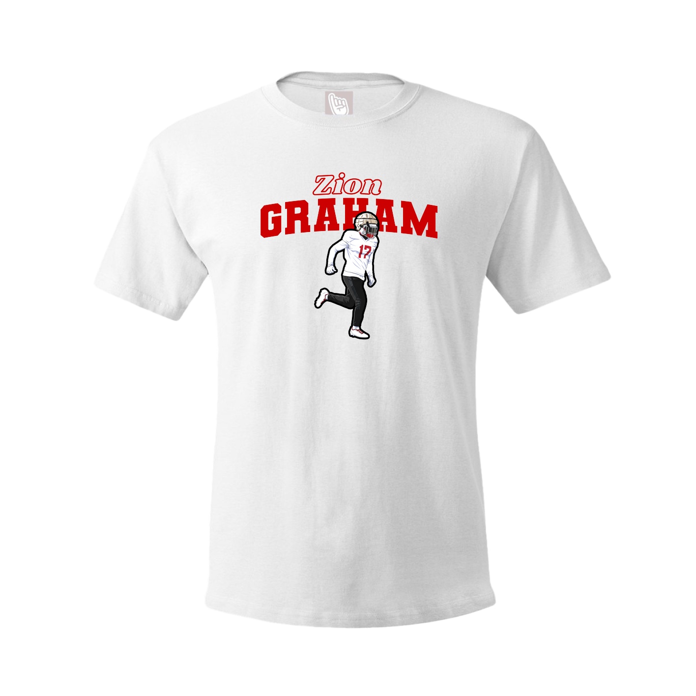 Tee — Name Arch in White