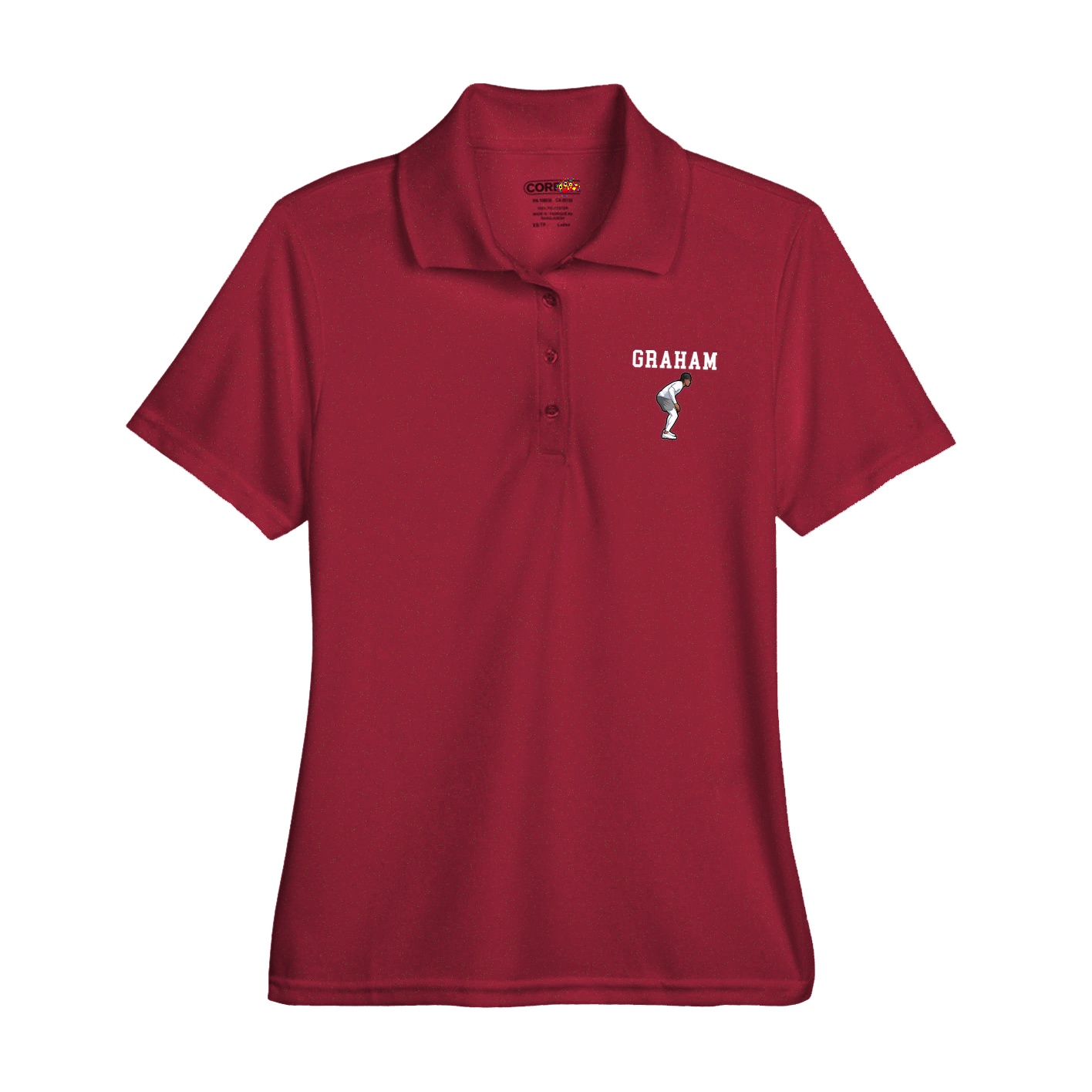 Womens Performance Polo — Shirsey in Red