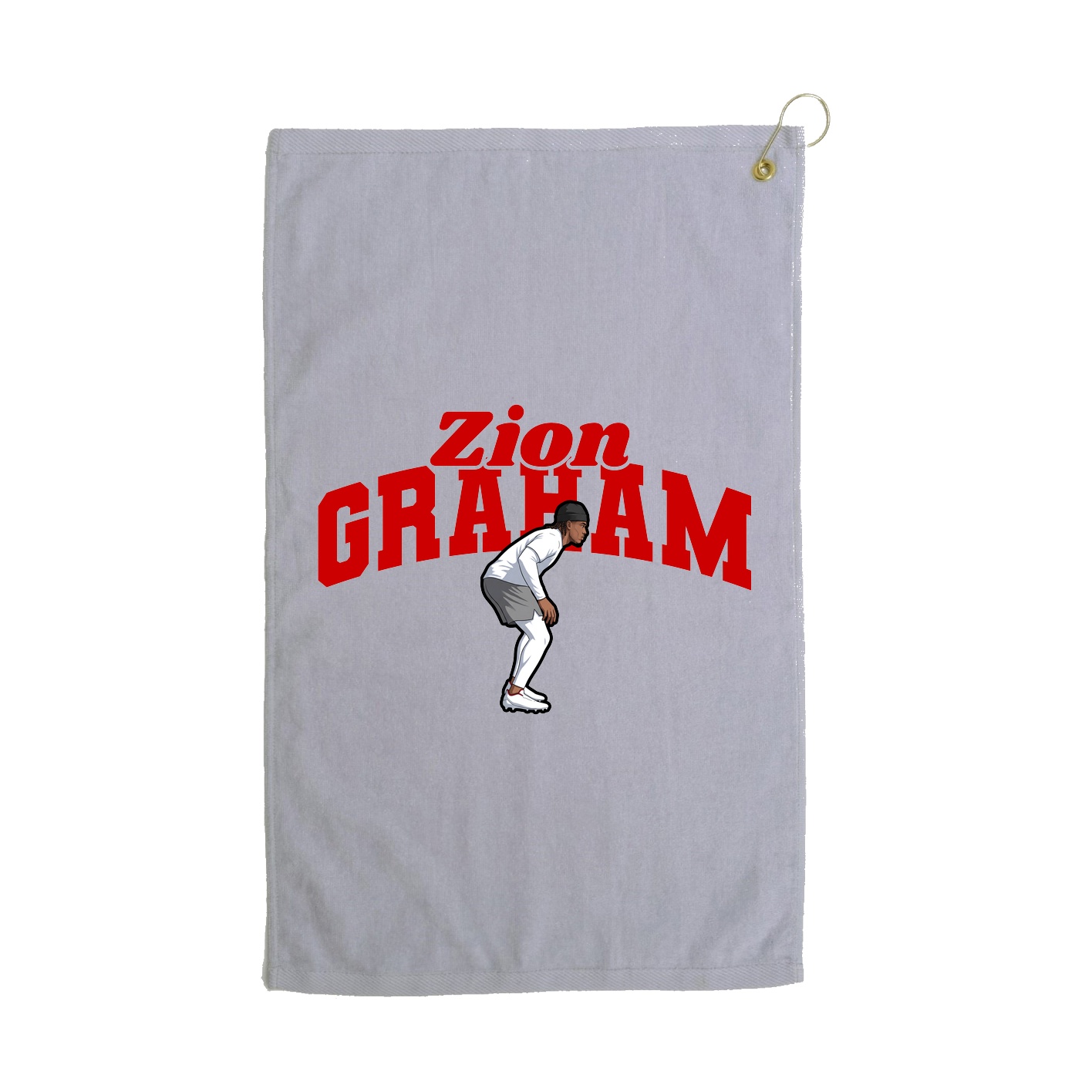 Golf Towel — Signature Arch in Grey