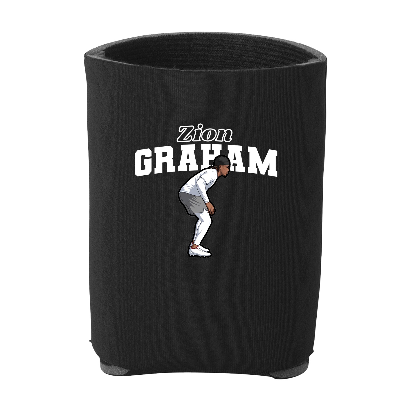 Can Holder — Name Arch in Black