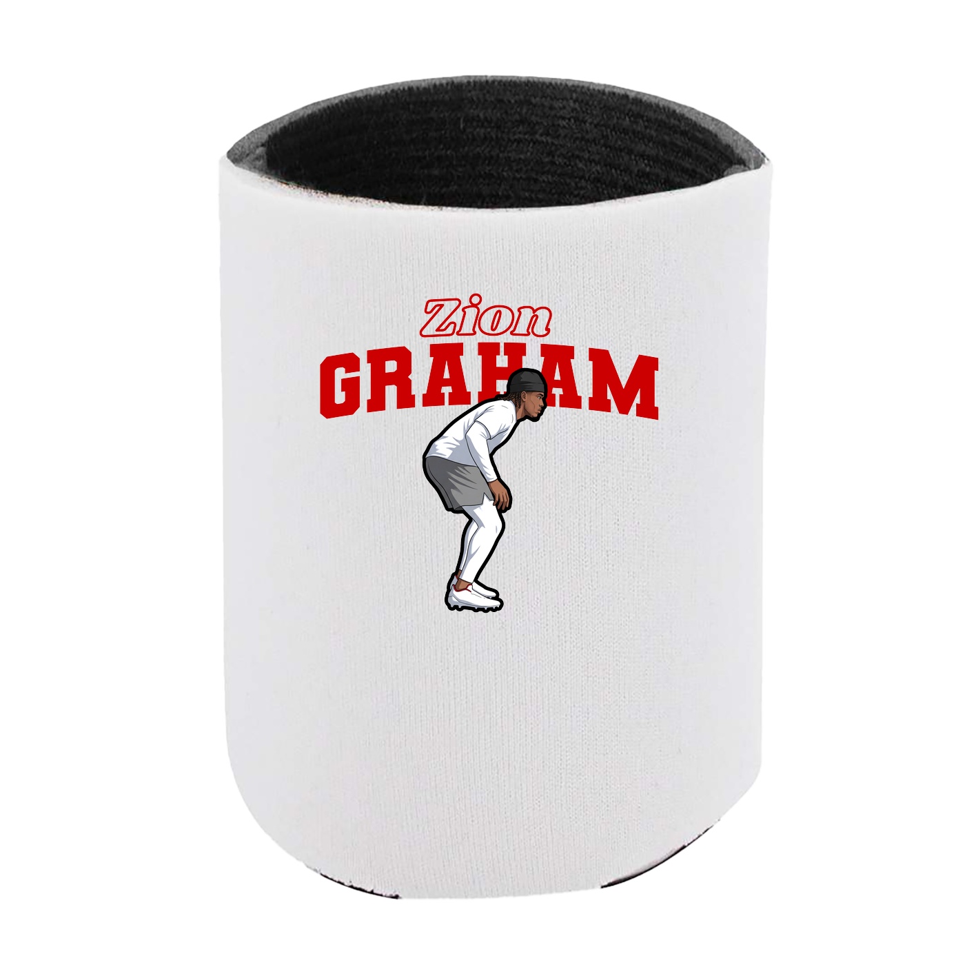 Can Holder — Name Arch in White