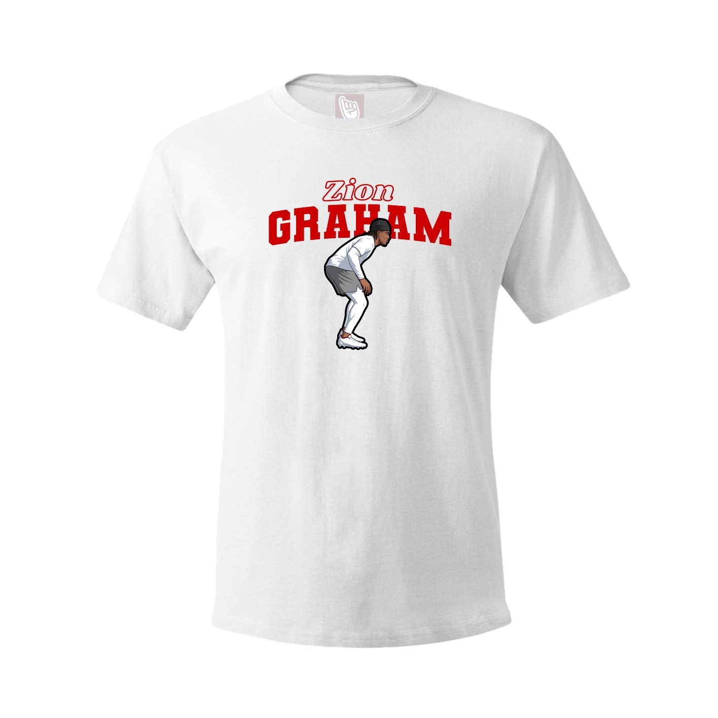 Tee — Name Arch in White