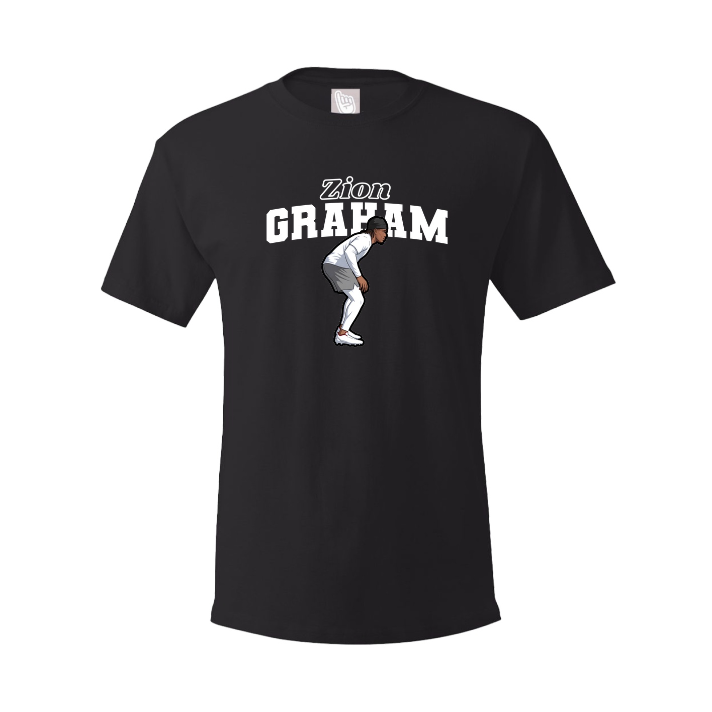 Youth Tee — Name Arch in Black