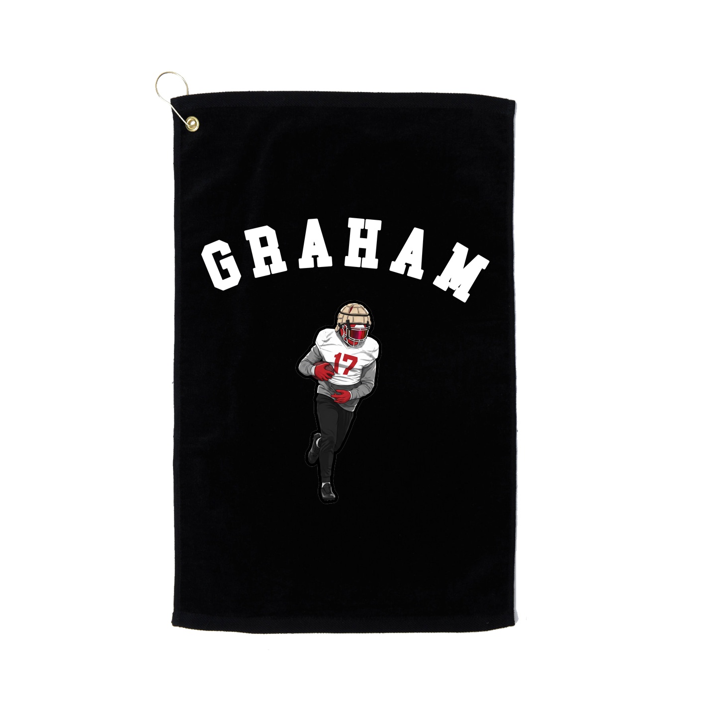 Golf Towel — Shirsey Arch in Black