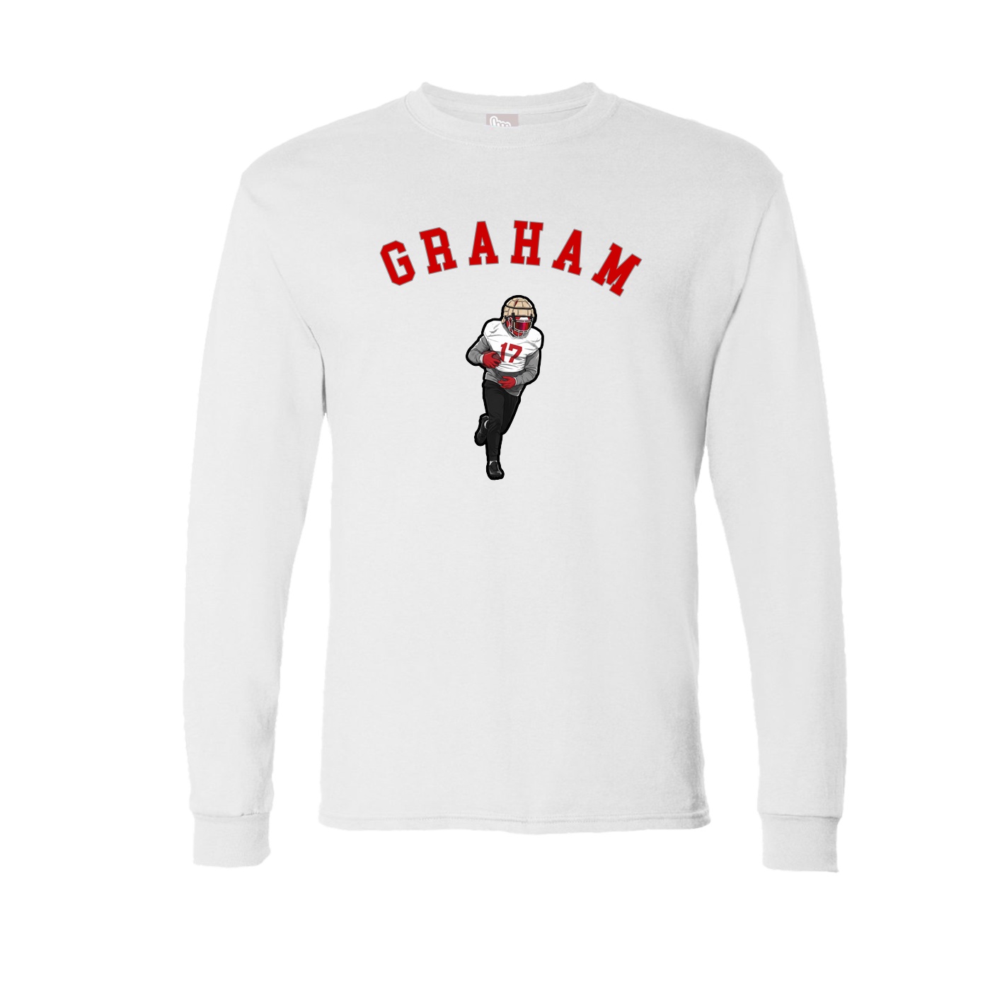 Long Sleeve Tee — Shirsey Arch in White