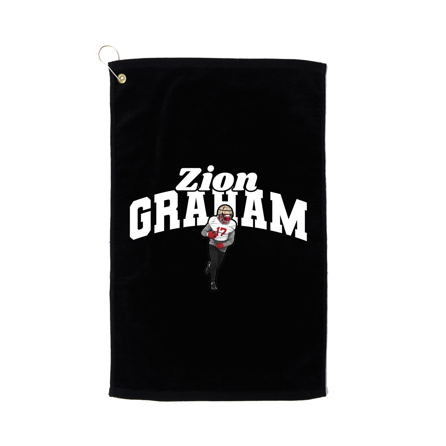 Golf Towel — Signature Arch in Black