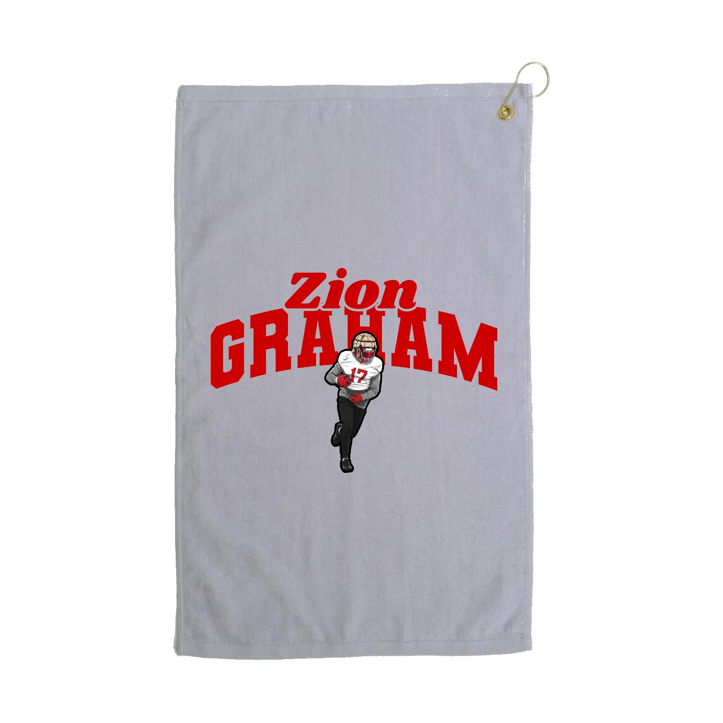 Golf Towel — Signature Arch in Grey