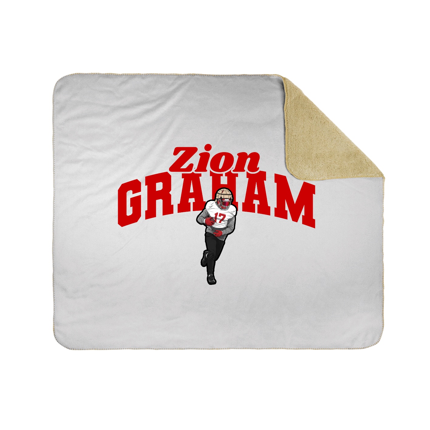 Throw Blanket — Signature Arch in White