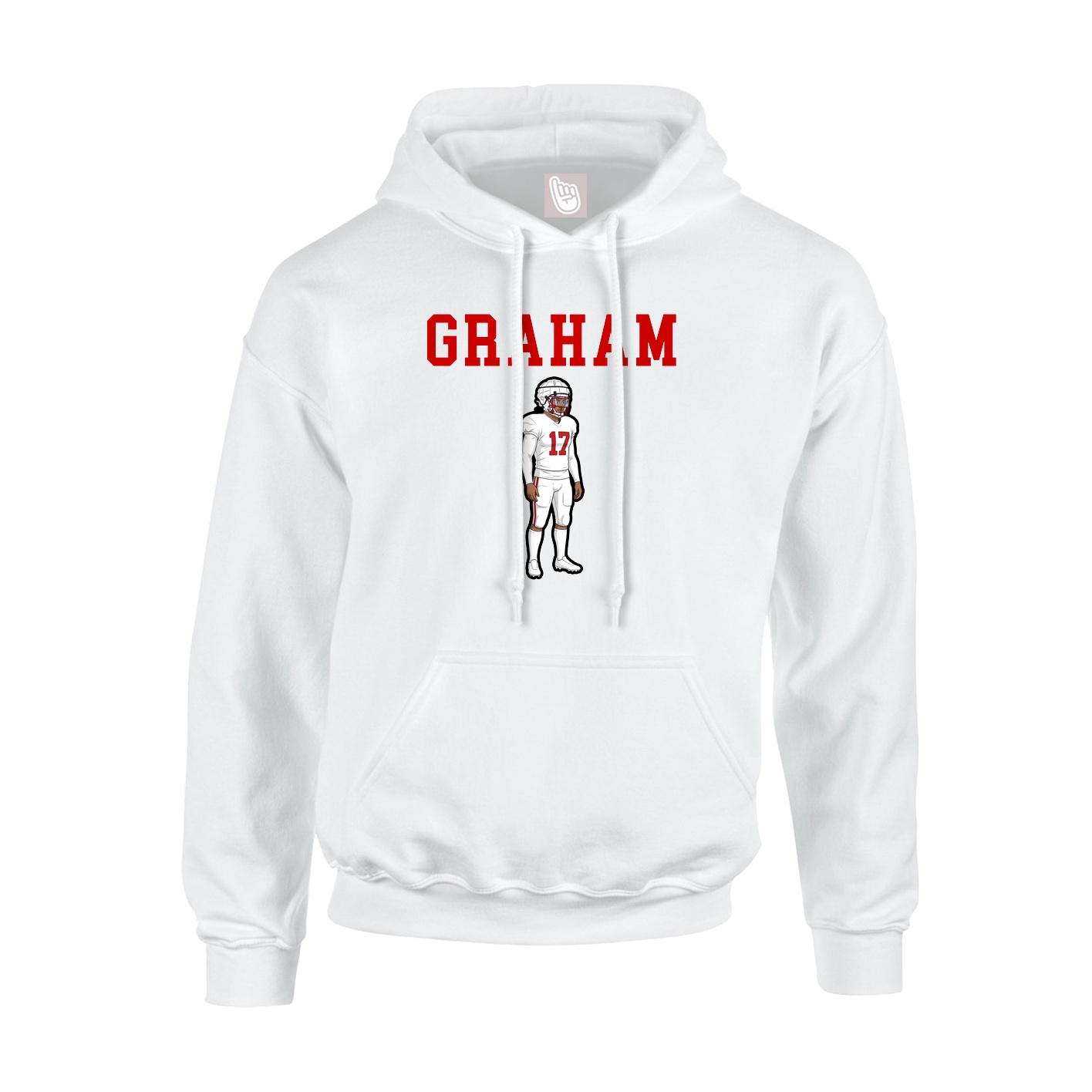Hoodie — Shirsey in White