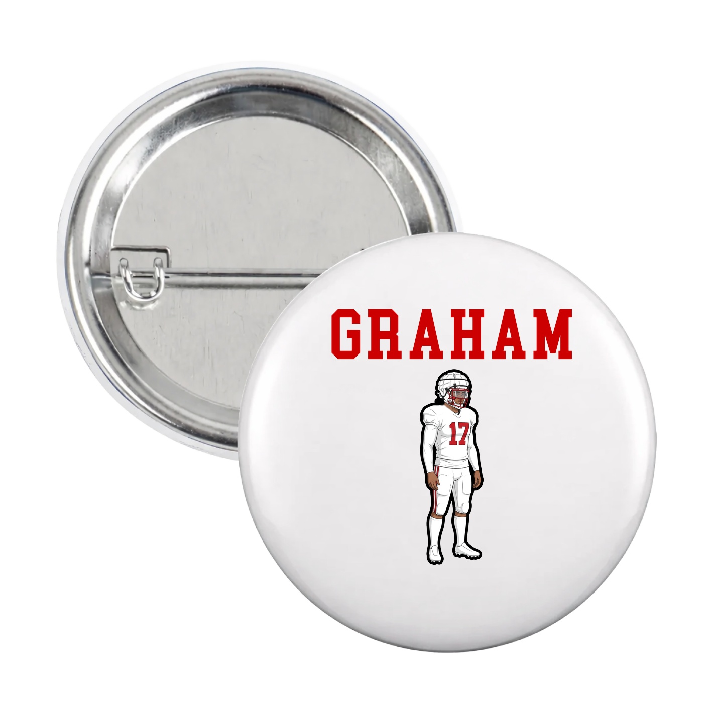 Game Day Button — Shirsey in White
