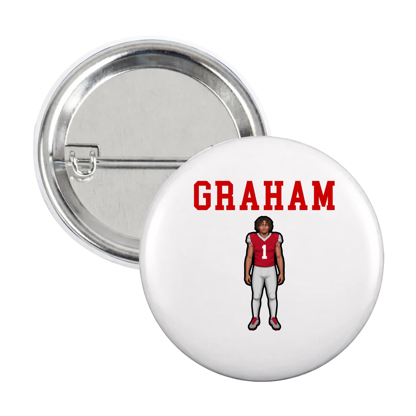 Game Day Button — Shirsey in White
