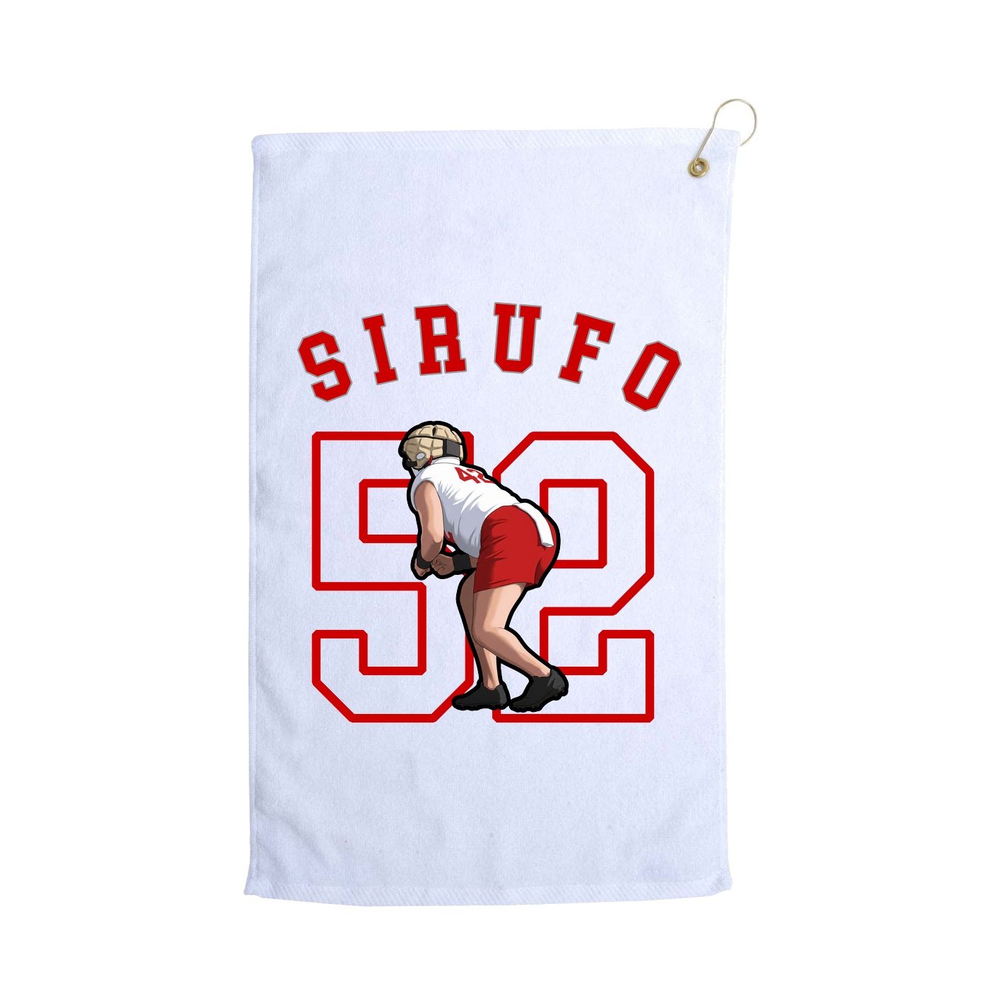 Golf Towel — Shirsey Arch in White