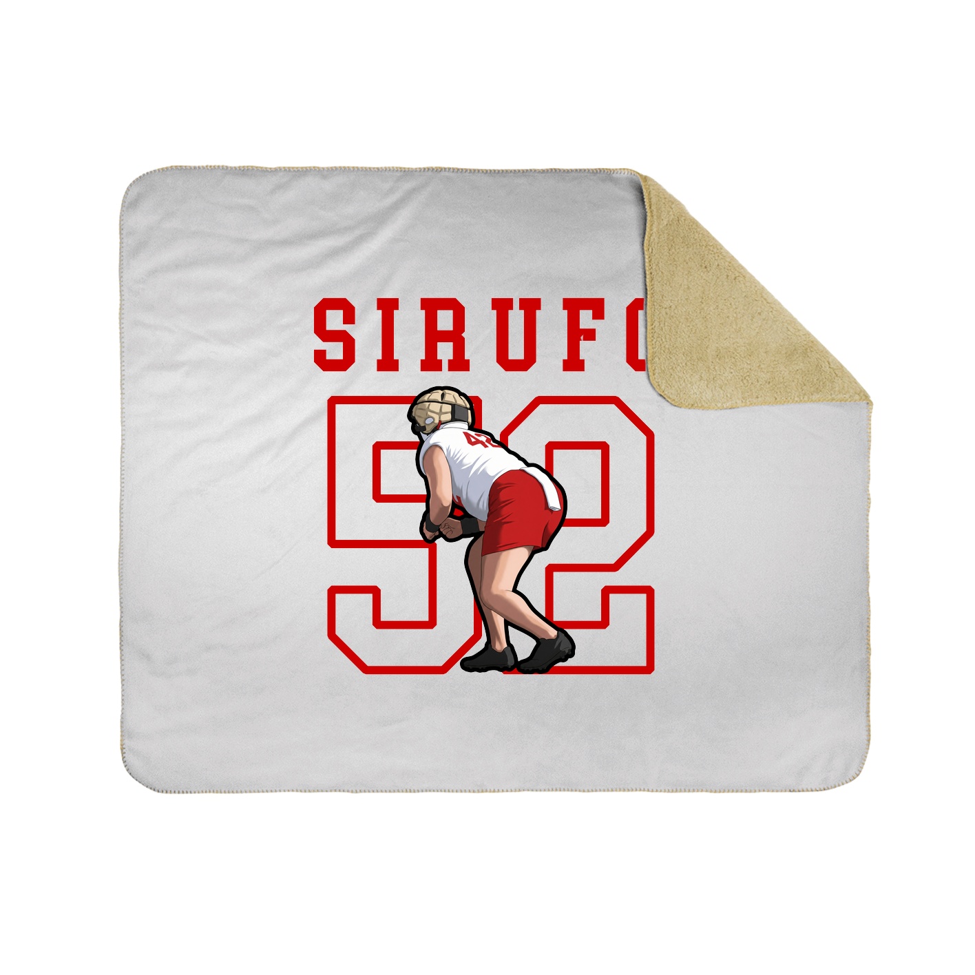 Throw Blanket — Shirsey in White