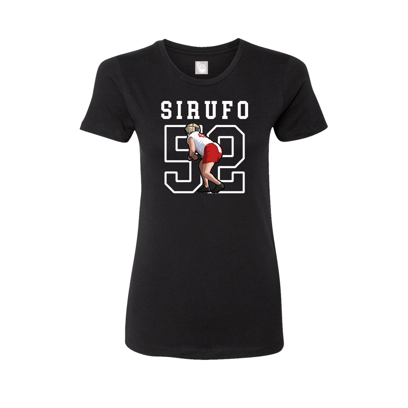 Fitted Women's Tee — Shirsey in Black