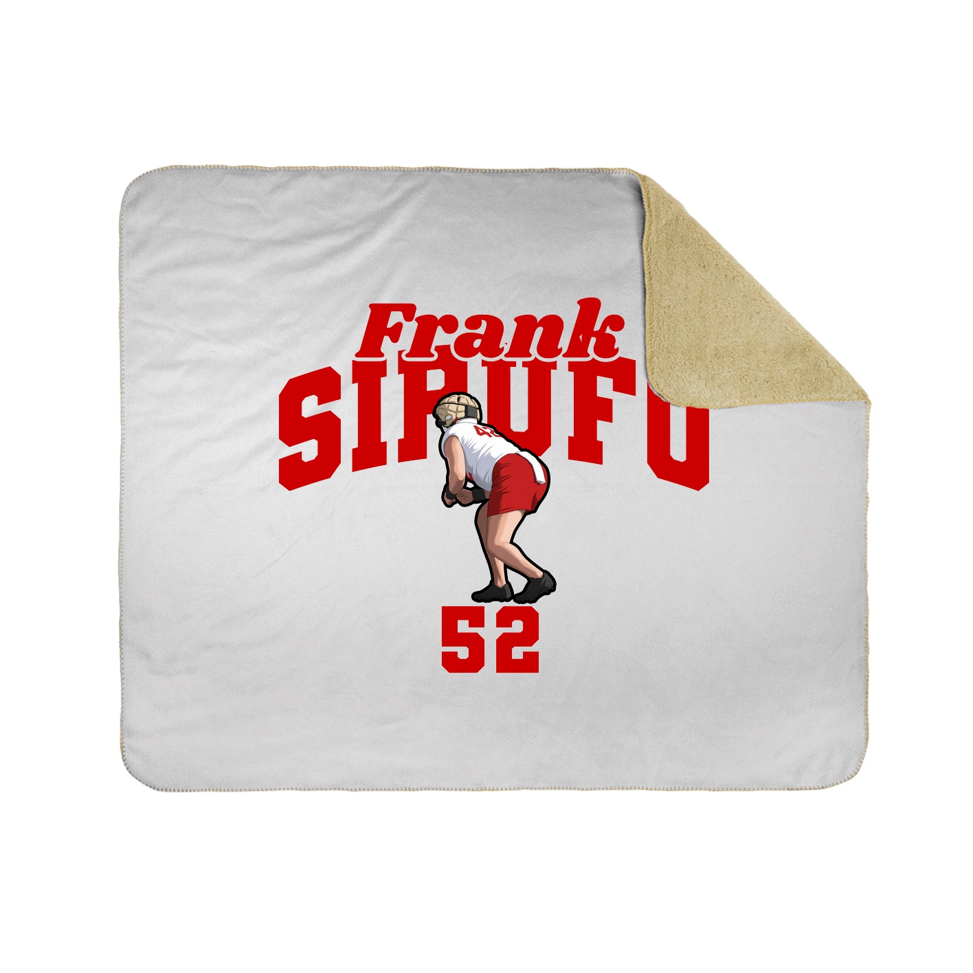 Throw Blanket — Signature Arch in White