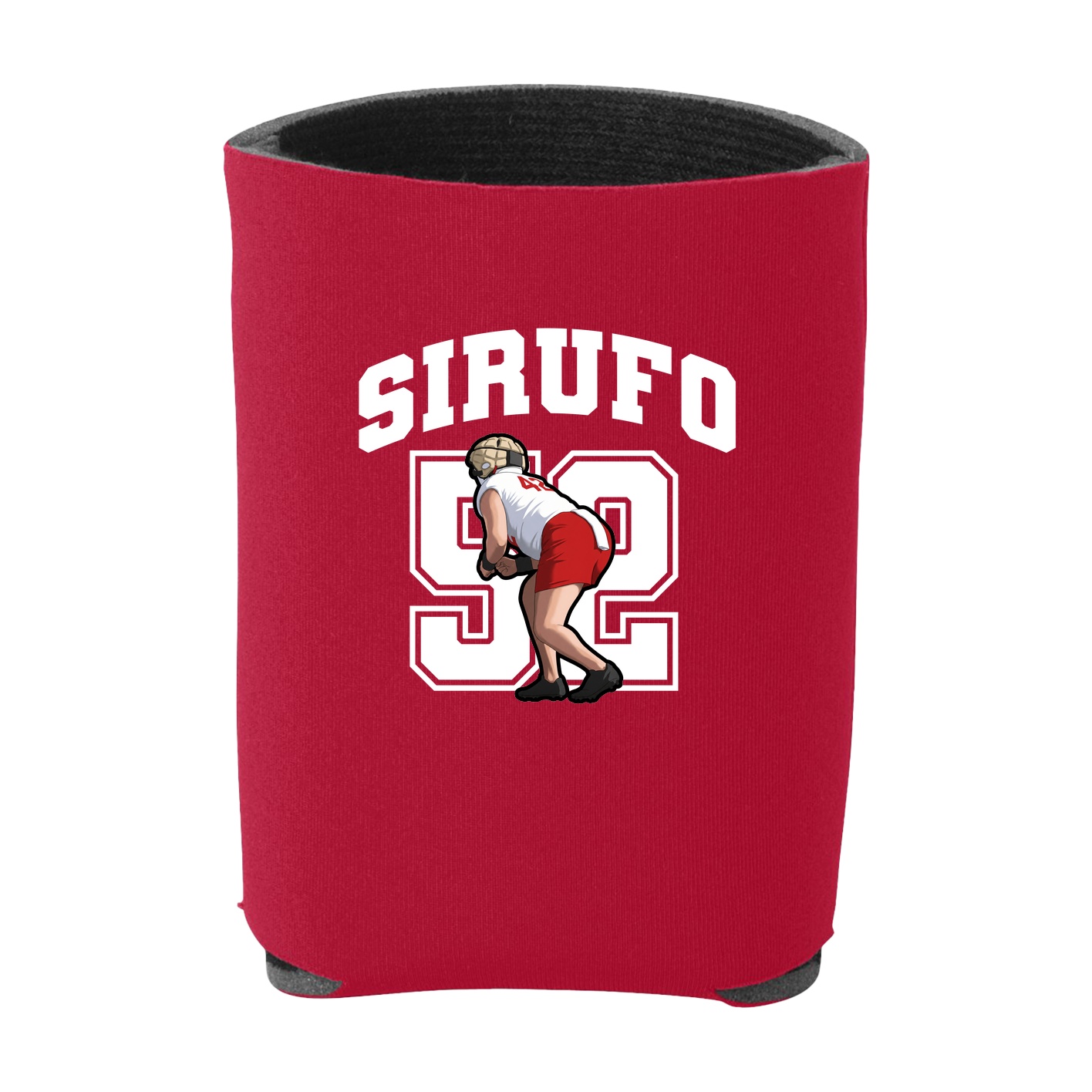 Can Holder — Number in Red