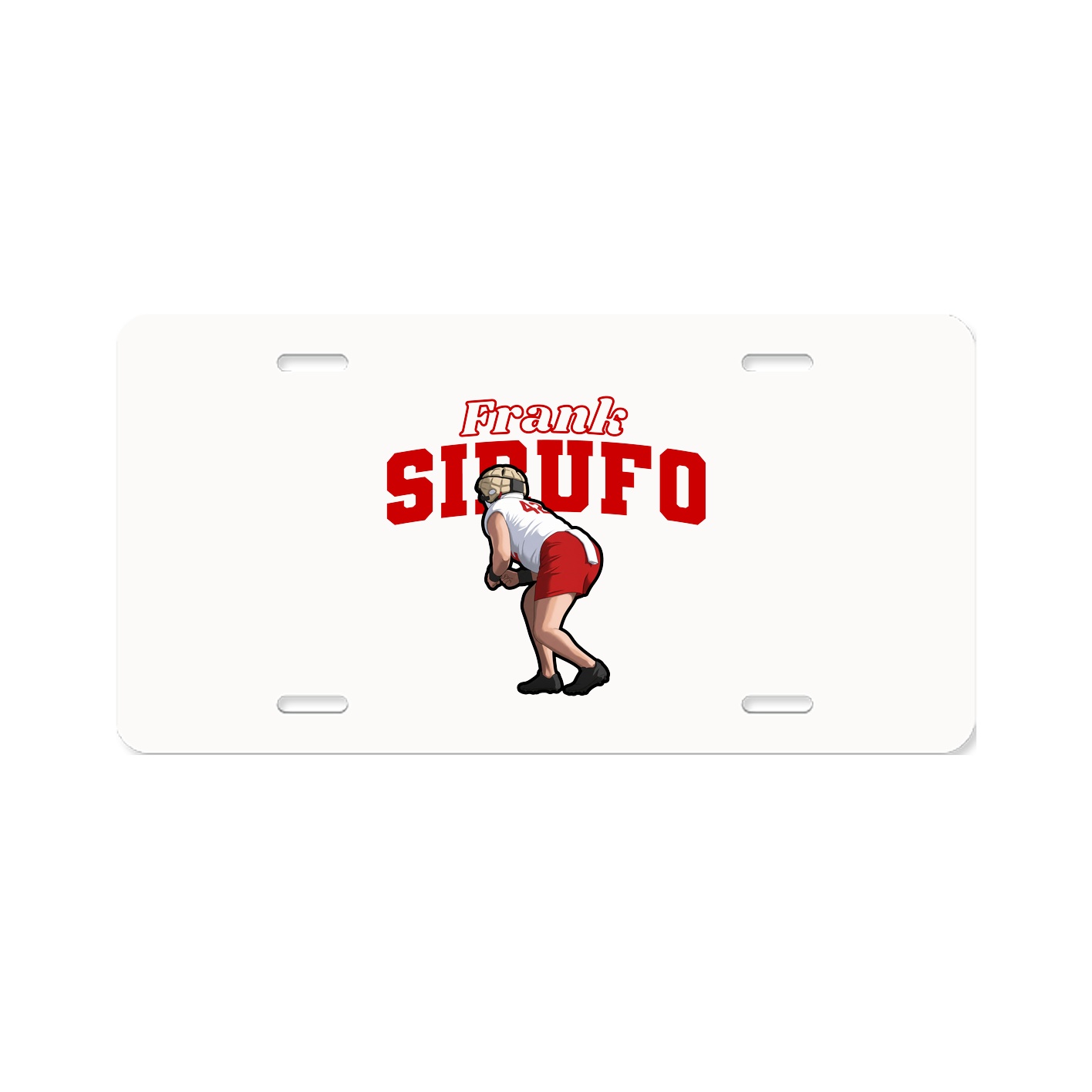 License Plate — Name Arch in Classic