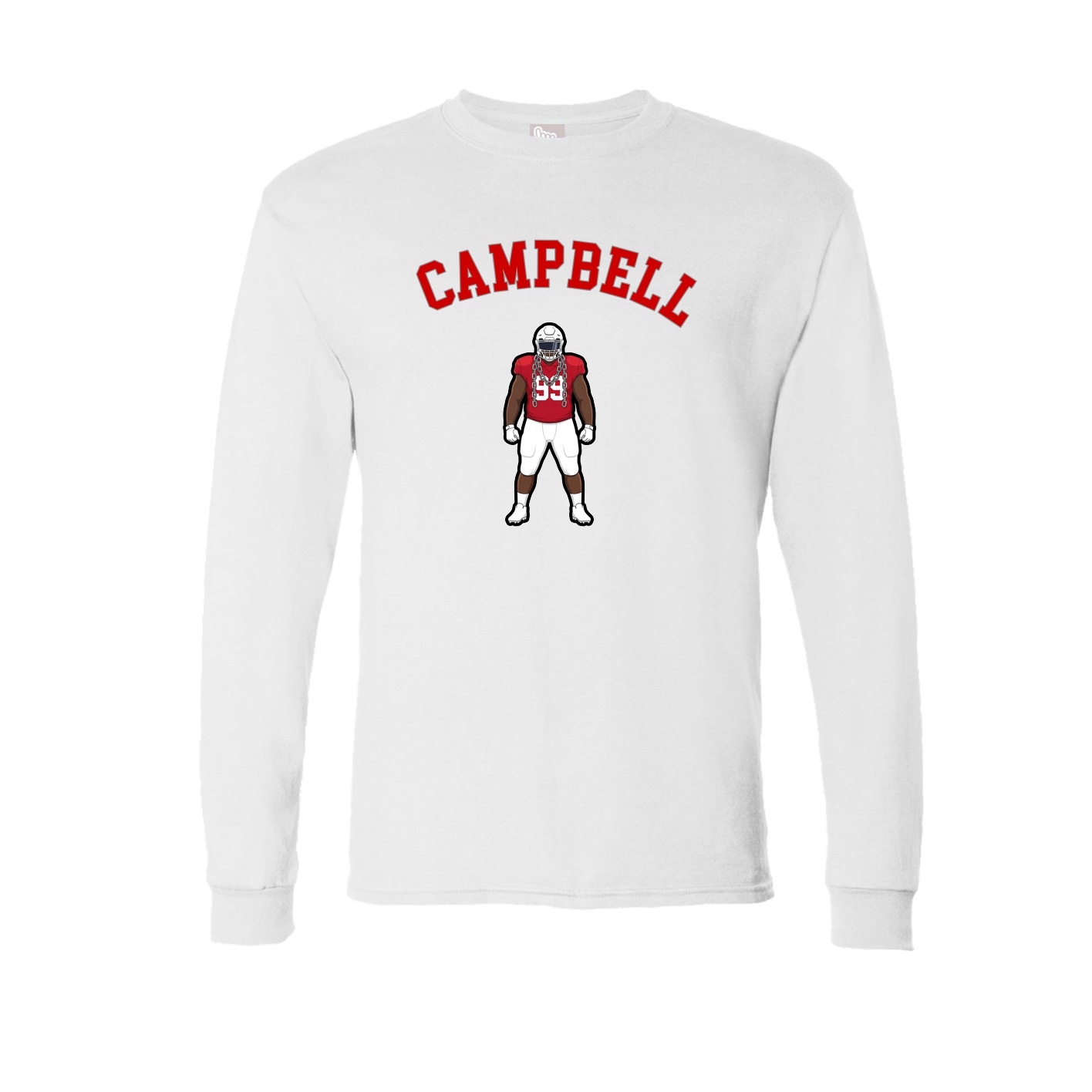 Long Sleeve Tee — Shirsey Arch in White