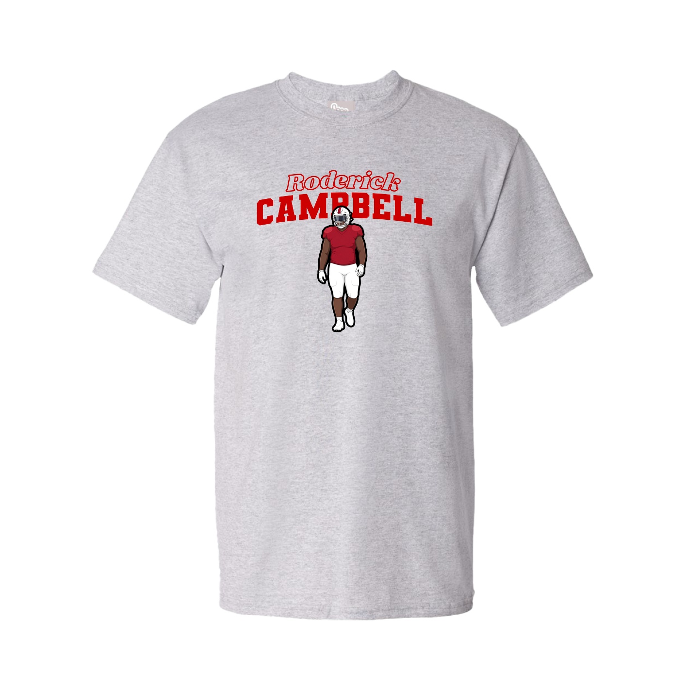 Tee — Name Arch in Grey
