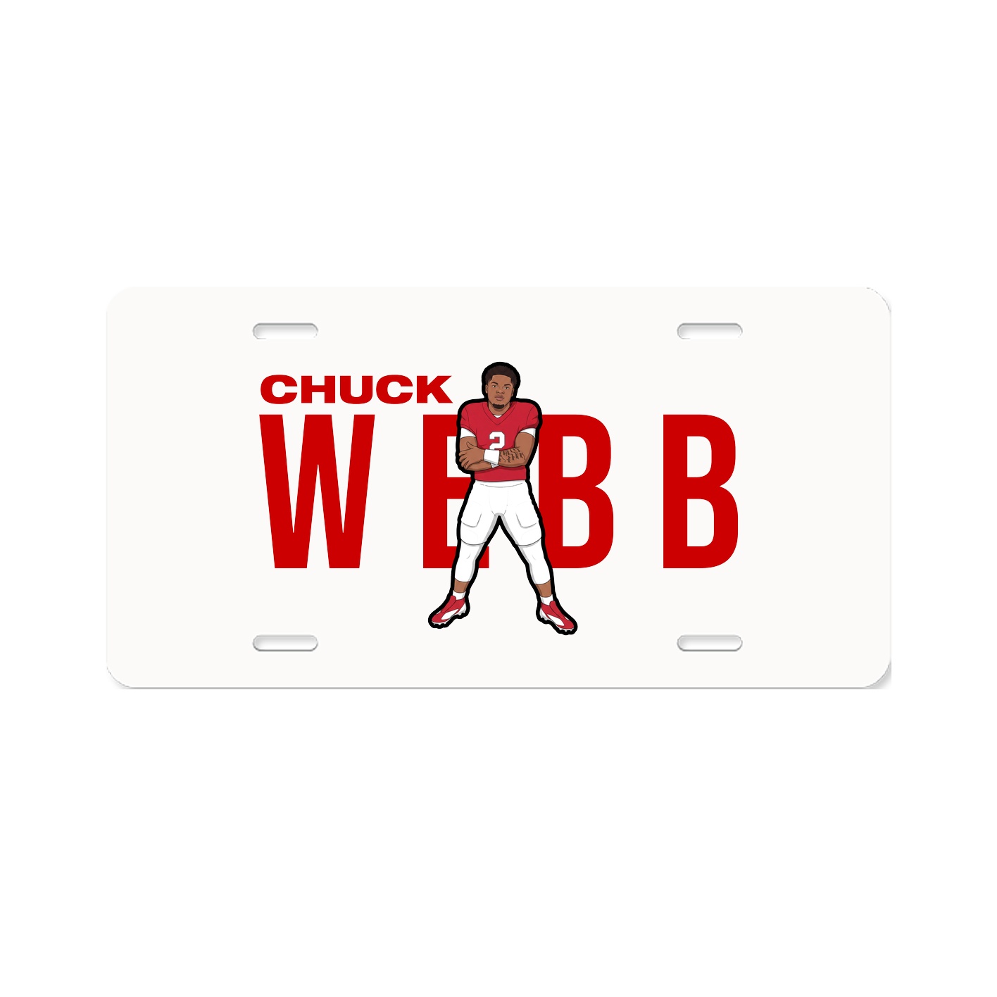License Plate — Player Name in Classic