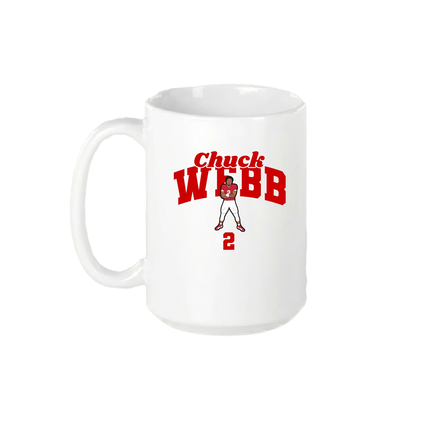 15oz Coffee Mug — Signature Arch in White
