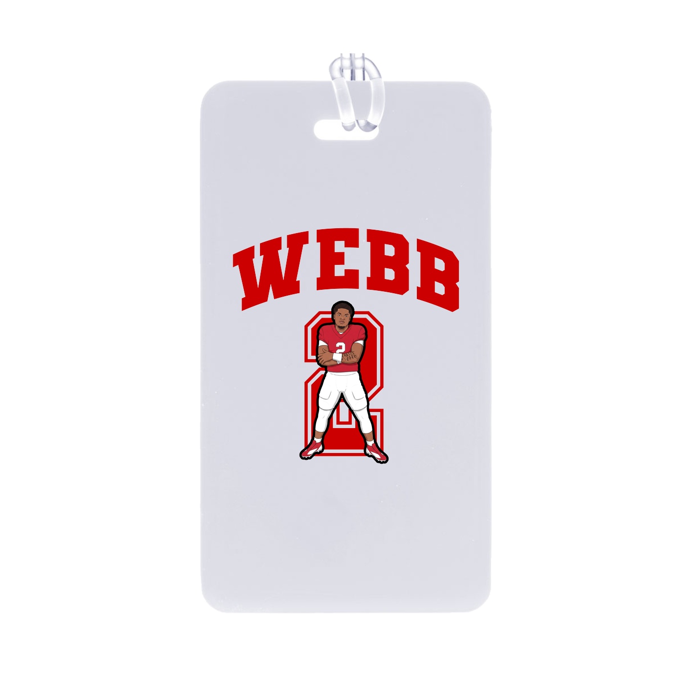 Bag Tag — Number in Classic