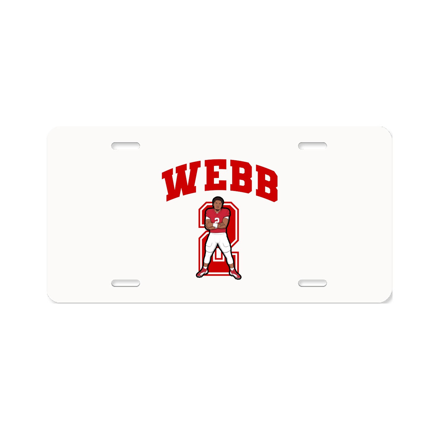 License Plate — Number in Classic