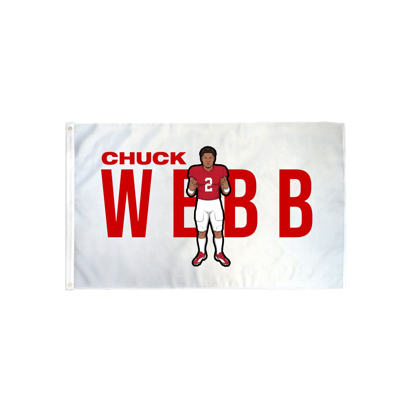 3x5 Flag — Player Name in Classic