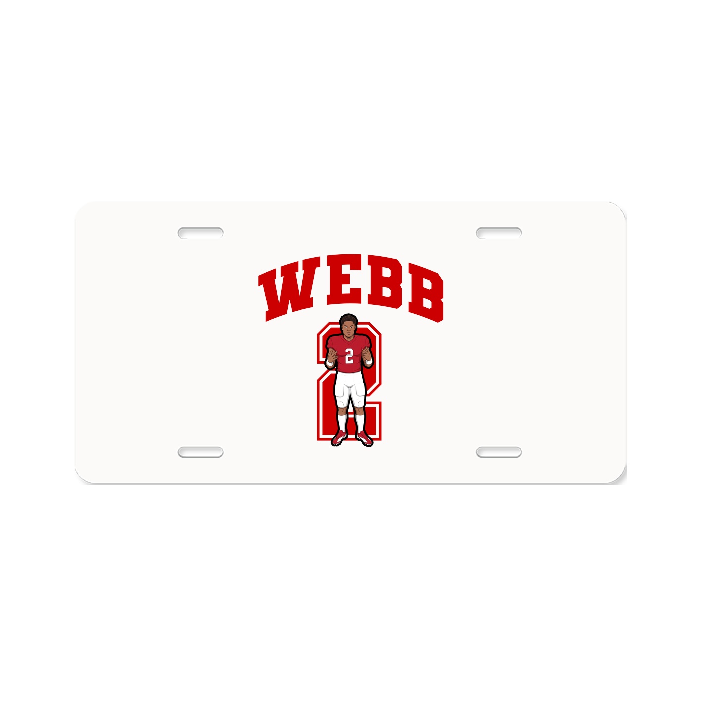 License Plate — Number in Classic