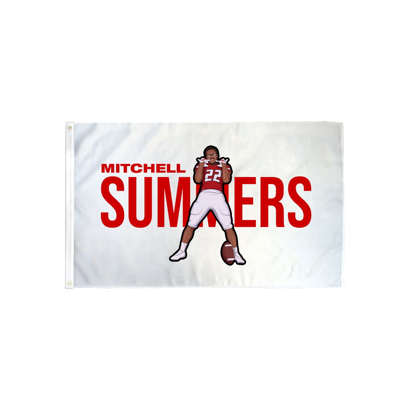 3x5 Flag — Player Name in Classic
