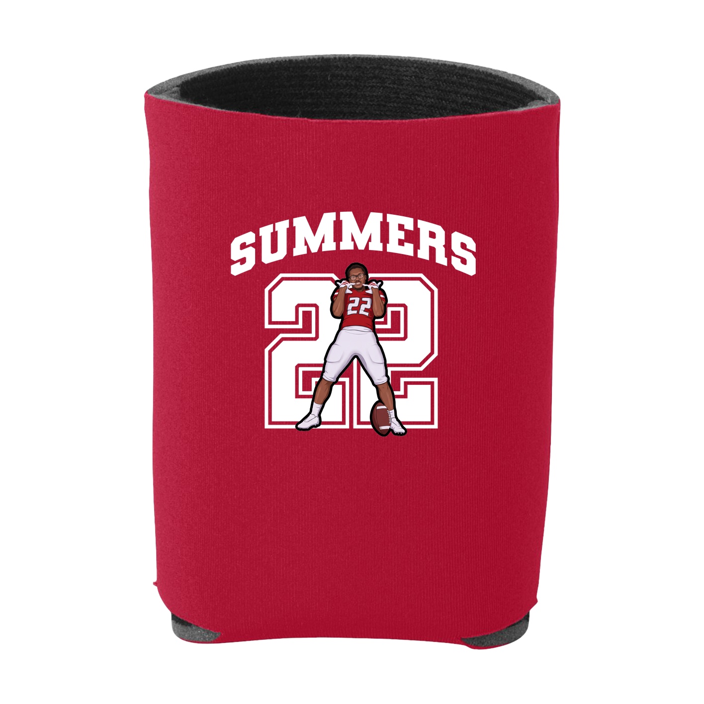 Can Holder — Number in Red