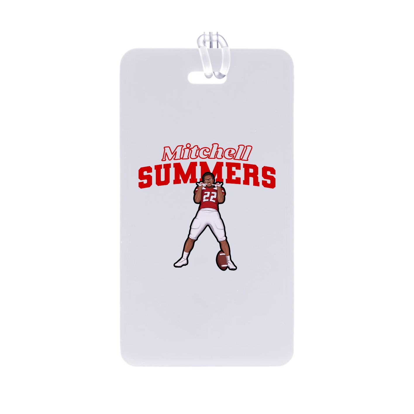 Bag Tag — Name Arch in Classic