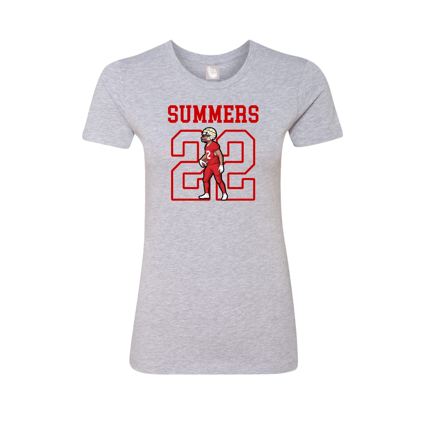 Fitted Women's Tee — Shirsey in Grey